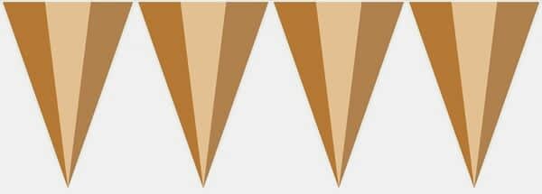 Happyland Retro Flama ( Kahve ) Retro Konsept Doğum Günü Flaması Doğum Günü Süsleri