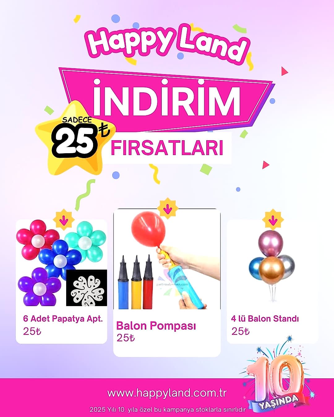 10. YILA ÖZEL BALON POMPASI KAMPANYA 