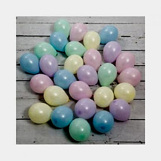 Happyland Mini Makaron Karışık Balon 6 Inç 50 Adet