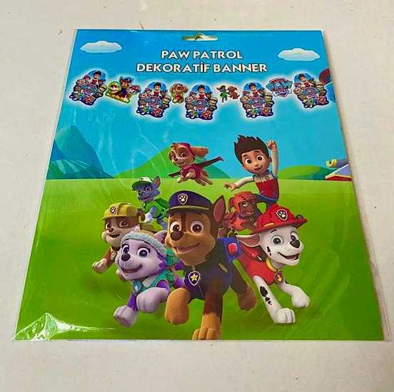 Happyland Paw Patrol Dekoratif Banner