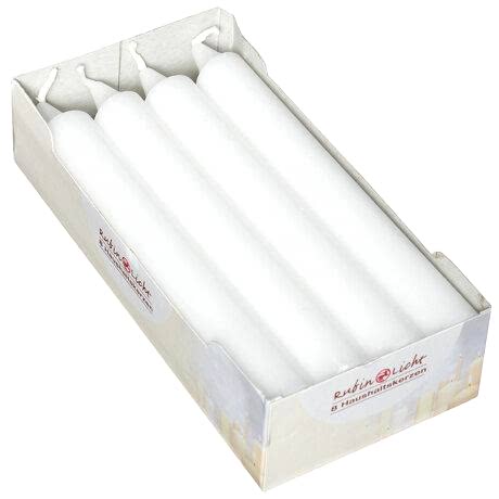 Beyaz Şamdan Mumu A kalite 5 Adet