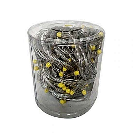 Happyland Yılbaşı Lüx Günışığı Eklemeli 10 Metre Şeffaf Kablo Kutulu Led Işık