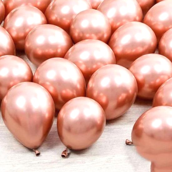 Happyland Krom Rosegold 6 inç’’ Krom Balon Rosegold 50 Adet