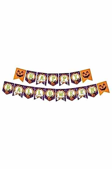 Happyland Poşet Banner Happy Halloween Cadılar Bayramı