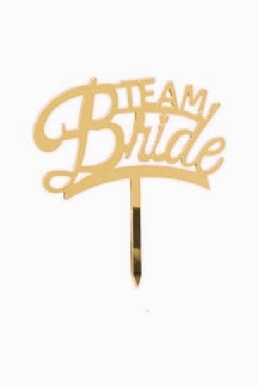 Happyland Gold Team Bride Pasta Pleksi Süs