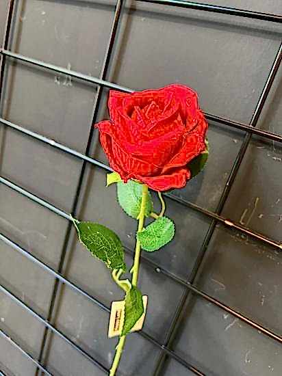 Yapay Çiçek 1 Adet Kırmızı Yapay Çiçek Gül Yıldönümü Evlilik teklifi Çiçeği