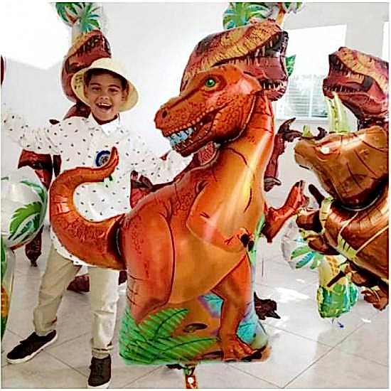 Happyland 1 Adet Jurassic Park Temalı Dinazor Folyo Balon, Dinozor Balon