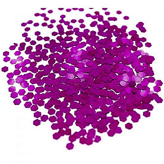 Fuşya Metalik Balon Konfetisi