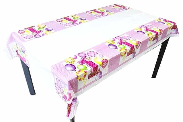 1 Yaş Pembe Masa Örtüsü 120*180