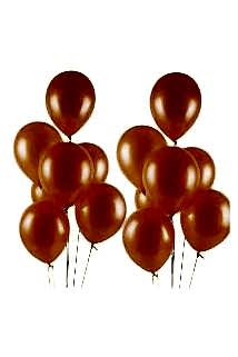 Turuncu Renk Metalik Balon 20 Adet ( 20’Li Paket)