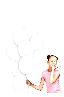 Beyaz Renk Metalik Balon 50 Adet ( 50’Li Paket)