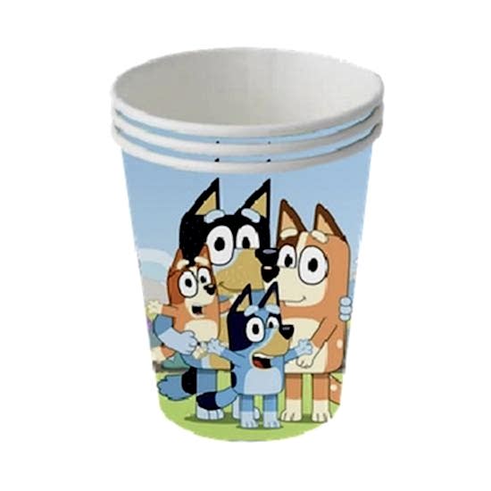 Happyland  Bluey Konsepti Tabak Bardak Seti 8’li