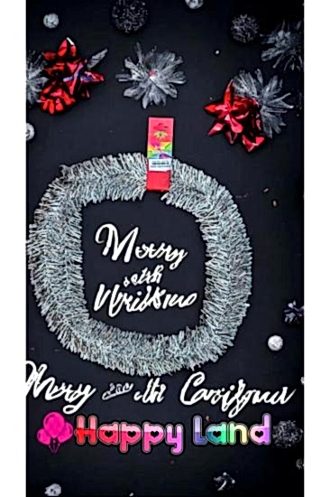 Happyland Yılbaşı 5 m Gümüş Metalik Garland Yılbaşı Dekor Yeni Yıl Noel Süsü Yeni Yıl Garland