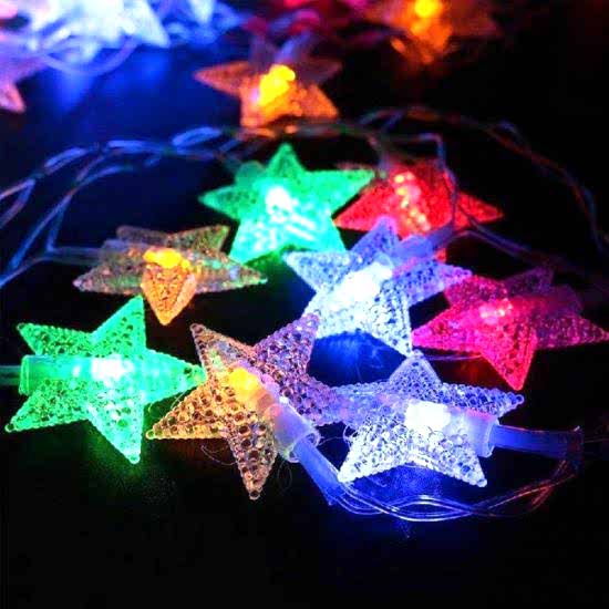 Happyland Yılbaşı Pilli Renkli Yıldız LED