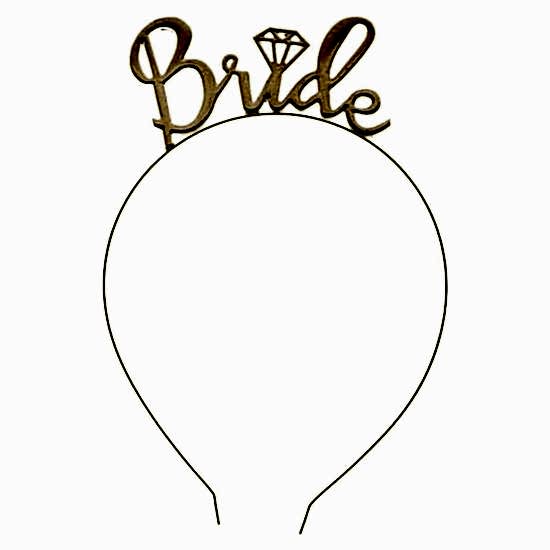 Happyland Gold Bride Plastik taç