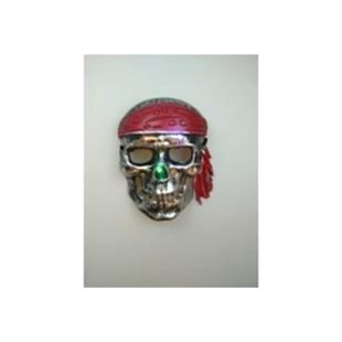 Happyland Cadılar Bayramı Halloween Korsan Maske Işıklı Eskitme Gri