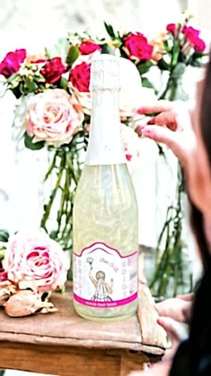 Happyland Beyaz Alkolsüz Şampanya BrideToBe Parti İçeceği  Hindistan Cevizi Aromalı Parti Şampanyası