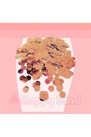 Happyland Rose Gold Balon Konfetisi Pulu Balon Pulu Rose