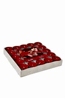 Tealight Mum - Kırmızı (50’li) / 1752-tr