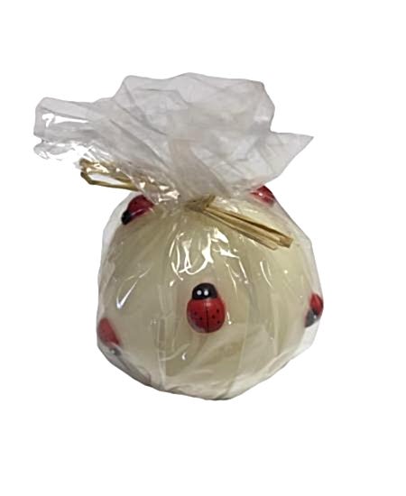 Happyland Uğur Böceği Figürlü Mum 7 cm Dekoratif Top Mum