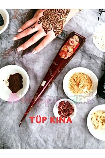 Happyland Hint Kınası Kestane Rengi Dövme Tüp Kına 1 adet 25gr