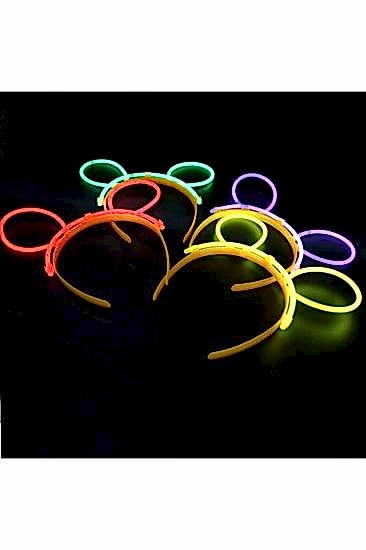 Happyland Karanlıkta Parlayan Fosforlu Glow Stick Taç Tavşan Kulağı