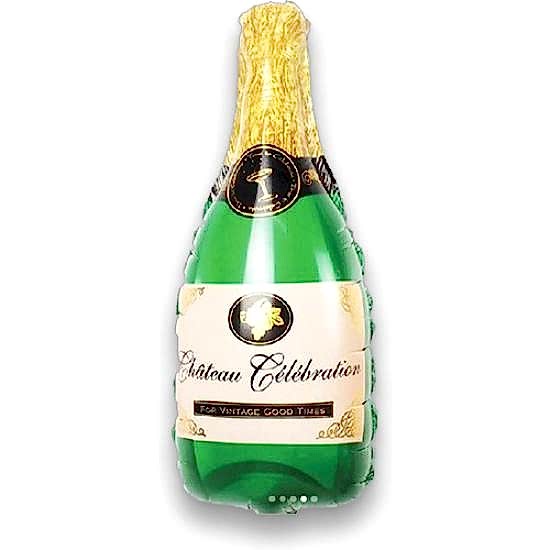 Happyland Şişe Yeşil Folyo Balon Doğum Günü Balonu Parti Balonu 93 x 48 cm Şişe