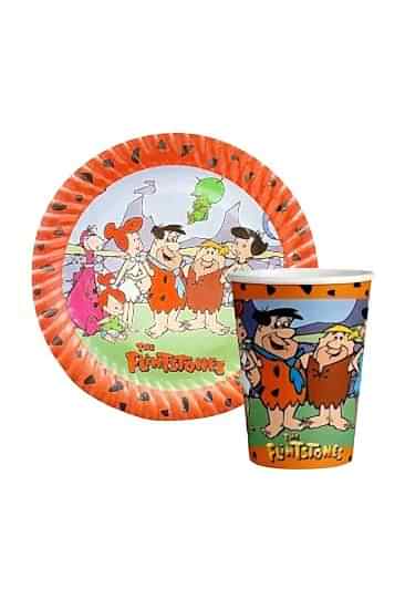 Happyland Taş Devri Tabak Ve Bardak Seti