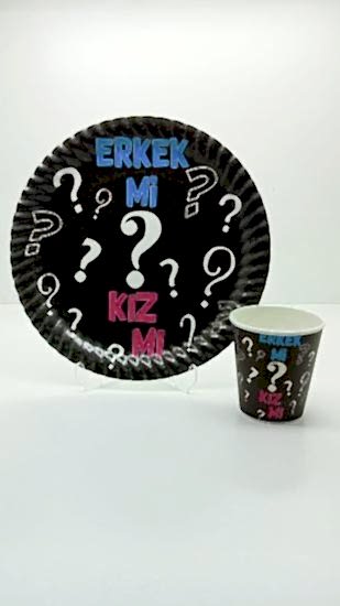 Happyland Cinsiyet Partisi Tabak Ve Bardak