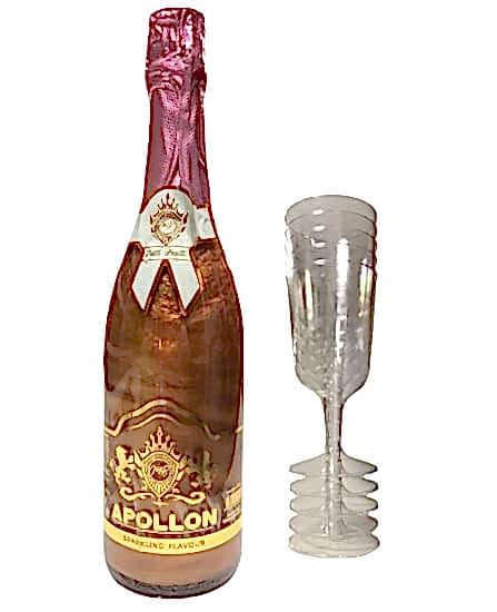 Happyland Tutti Frutti Aromalı Alkolsüz Şampanya Bride To Be Bekarlığa Veda Yetişkin Doğum Günü Patlatmalık Gazoz Parti İçeceği Turunçu Kokteyl Sparkling Flavour 750ml Kadehli