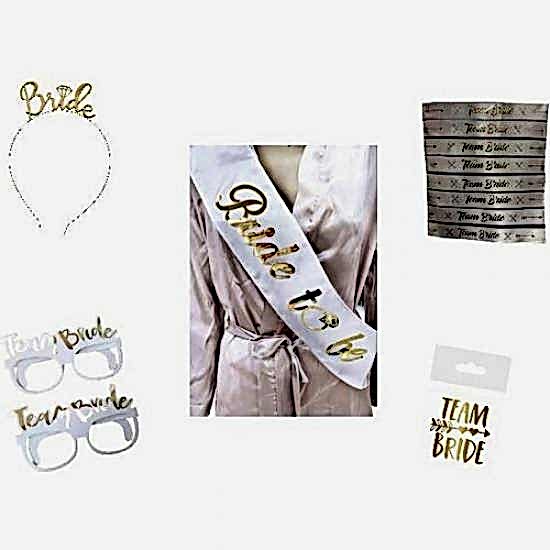 Happy Land Bride To Be Gold Seri 5’li Parti Seti Bride Set