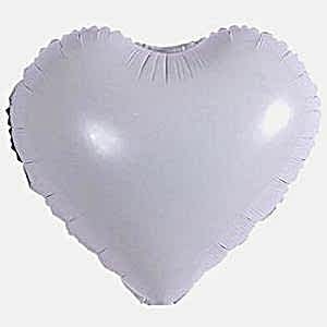 FOLYO BEYAZ KALP BALON 
