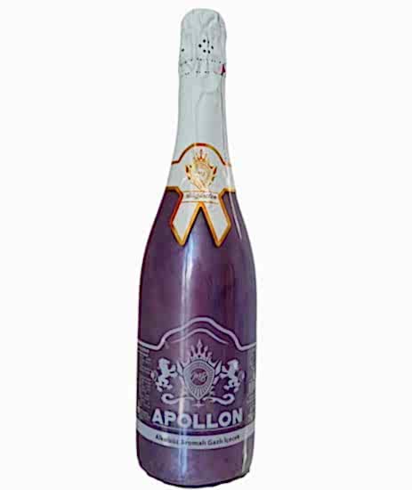 Happyland Böğürtlen Aromalı Alkolsüz Şampanya Bride To Be Bekarlığa Veda Yetişkin Doğum Günü Patlatmalık Gazoz Parti İçeceği Mor Kokteyl Sparkling Flavour 750ml﻿﻿