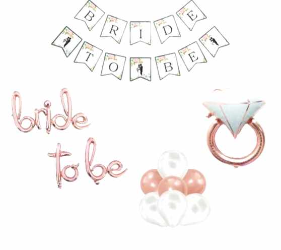 Happyland Bekarlığa Veda Partisi Rose Gold Bride To Be Parti 13 Parça Set Team Bride1 