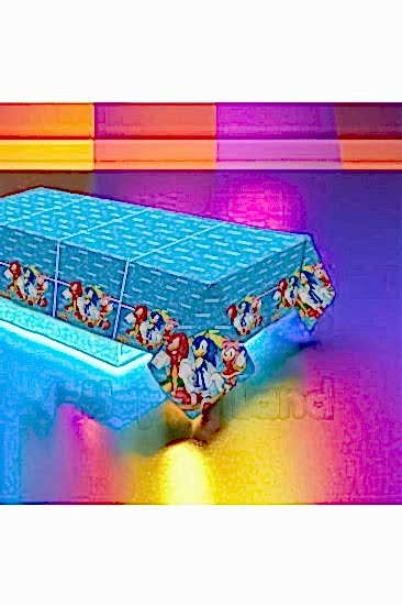 Happyland Sonic Boom Kirpi Sonic Masa Örtüsü Sonic Team Model Sonic Doğum Günü Süsleri