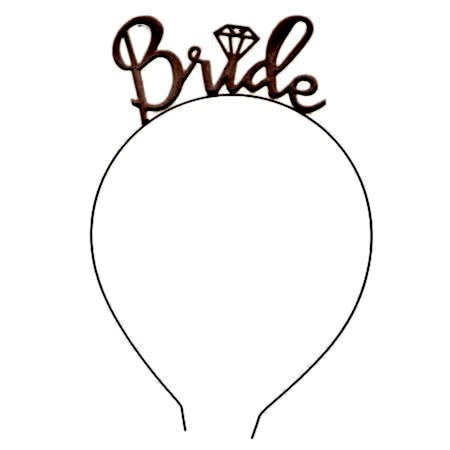 Happyland Rosegold Bride Plastik taç