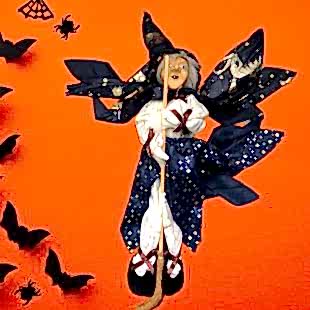 Cadılar Bayramı Halloween Cadı fiğürleri 1Ad küçük