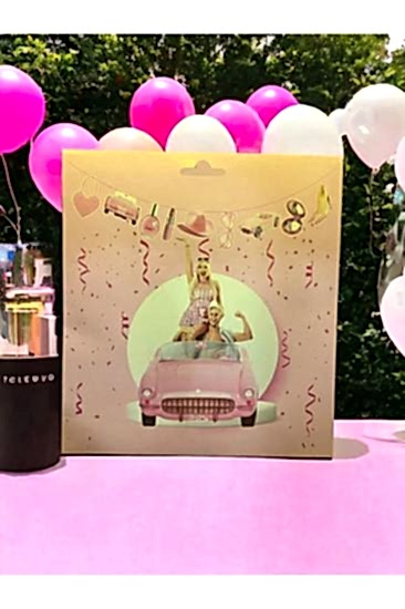 Happyland Barbie Dekoratif Banner Barbie Figürlü Banner Doğum Günü Süs Dekor