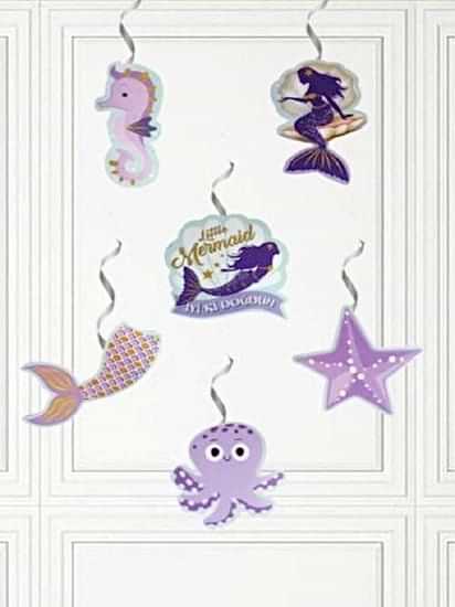 HappyLand Deniz Kızı Tavan Süsü 6’lı