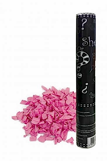 Cinsiyet Belirleme Partisi Kız Pembe Konfeti