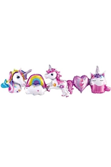 Happyland Birleşik Unicorn Folyo Set Balon