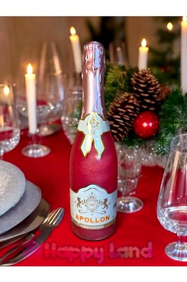 Yılbaşı Kutlama Kırmızı Renk Alkolsüz Şampanya Parti İçeceği Çilek AromalıPartiŞampanyası