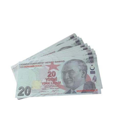 Happyland Sahte Para Düğün Nişan Eğlence Kına Parası - 50 Adet 20 Tl