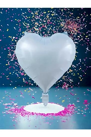 Happyland Retro Mavi Kalp Folyo Balon 18inç 45cm Retro Renk Kalp Balon