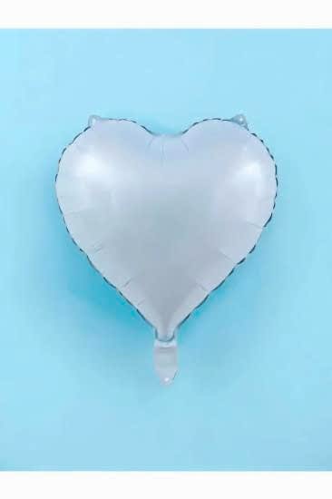 Happyland Retro Mavi Kalp Folyo Balon 18inç 45cm Retro Renk Kalp Balon