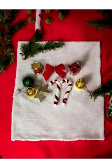 Happyland Yılbaşı Ağacı Süsleri Yılbaşı 9 lu Süs Seti Baston Şekerli Set Yeni Yıl Cici Top Süs Seti