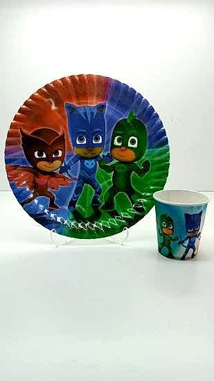 Happyland Pj Maskeliler Temalı Tabak Ve Bardak