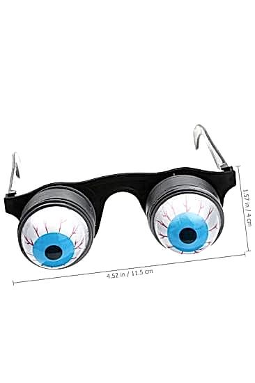 Happyland Halloween Şaka gözlüğü Yaylı Cadılar Bayramı Yaylı Göz Şaka Gözlüğü