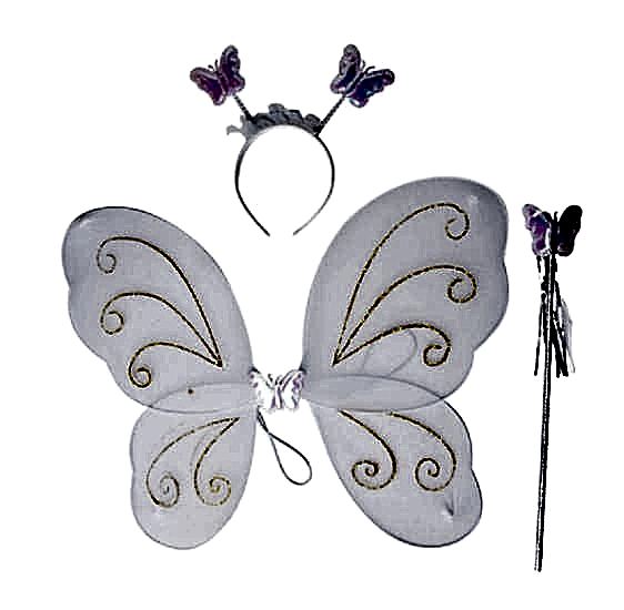 Happyland Beyaz Kelebek Kanadı Seti