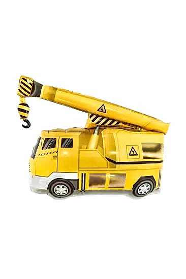 Happyland Vinç Folyo Balon İş Makineleri İnşaat Konsept Doğum Günü Balonu